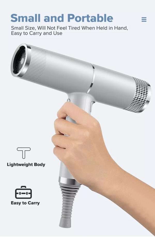 Salon Ionic Custom Hairdryer Hair Super Wind Quiet Blow Dryer Electric Hair Dryer
