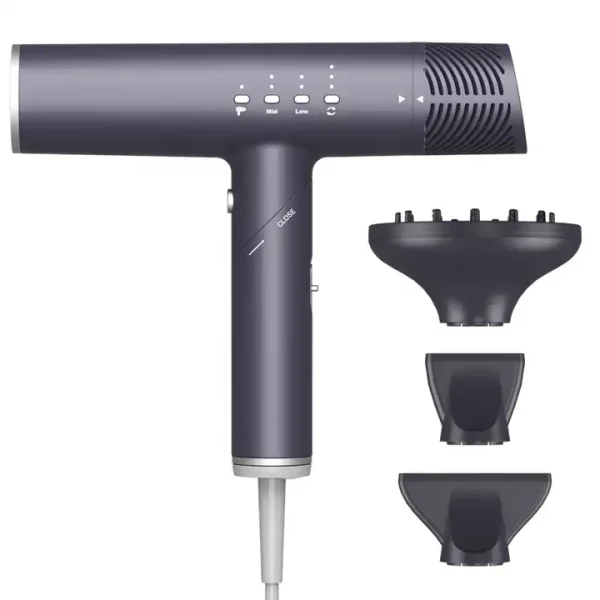 Low noise salon blow dryer professional cold air hair dryer with diffuser